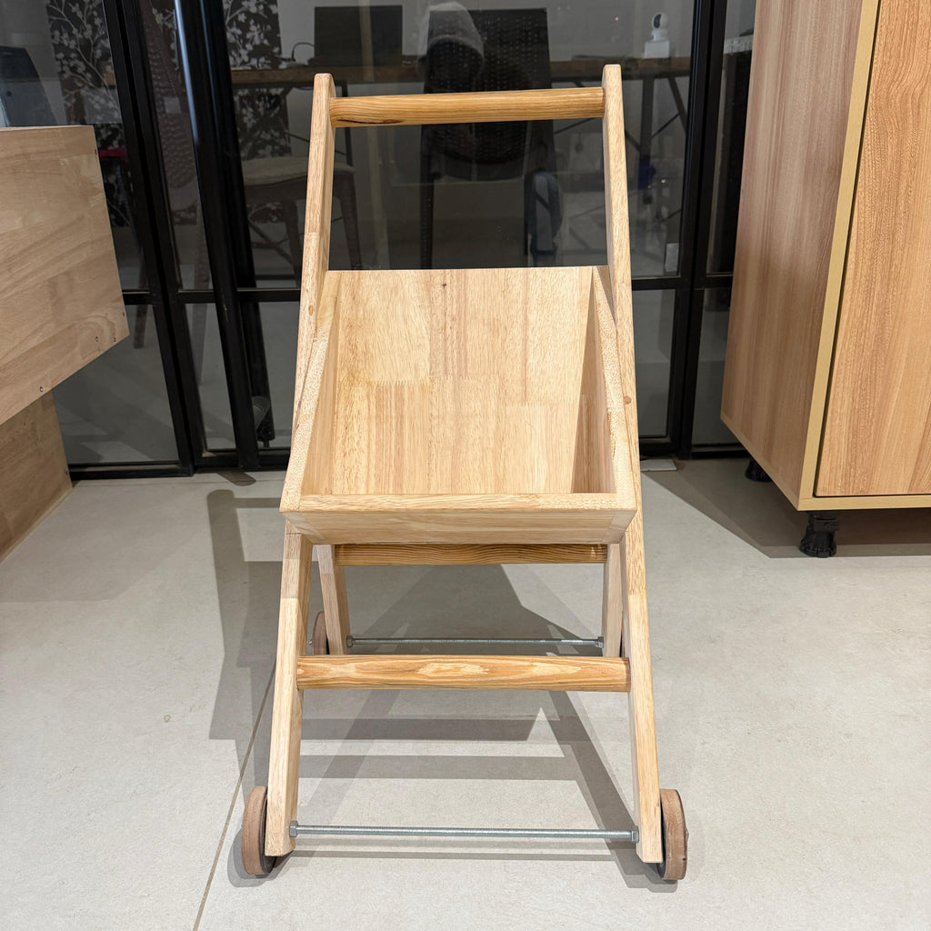 Wooden Baby Cart With Wheels for Kids By Miza