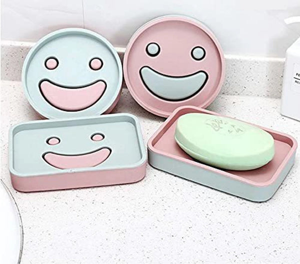 Happy Drop Soap Dish Rack Bathroom Soap Holder 1PC By CN Random Color