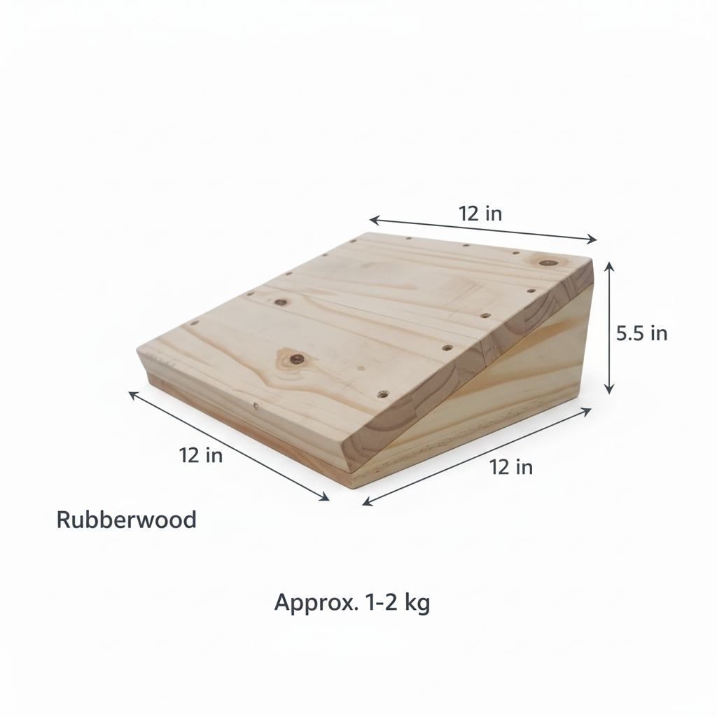 Slant Board In Wood For Foot Pain By Miza