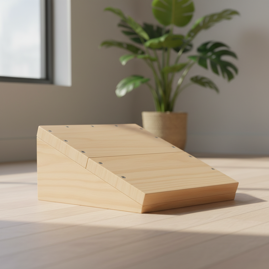 Slant Board In Wood For Foot Pain By Miza