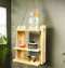 Suspended Shelf With Rope For Home/Office ( With Complementary Coaster ) By Miza.