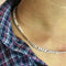Unisex Fox Tail Design Silver Stylish Chains Necklace For Man's