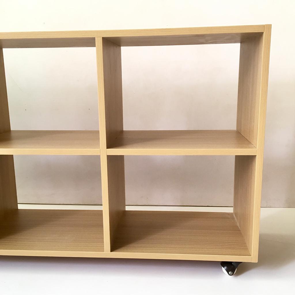 Office Book Rack Side Table Trolley By Miza
