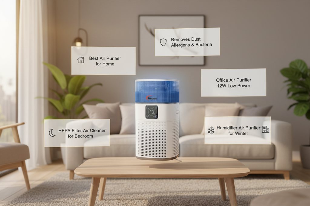 Air Purifier – H13 HEPA Filter | Clean Air for Home & Office By Wadbros