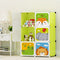 Sturdy 6 Cubes Animal Design Portable Wardrobe For Kids-1 PC-Random Color-BY APT