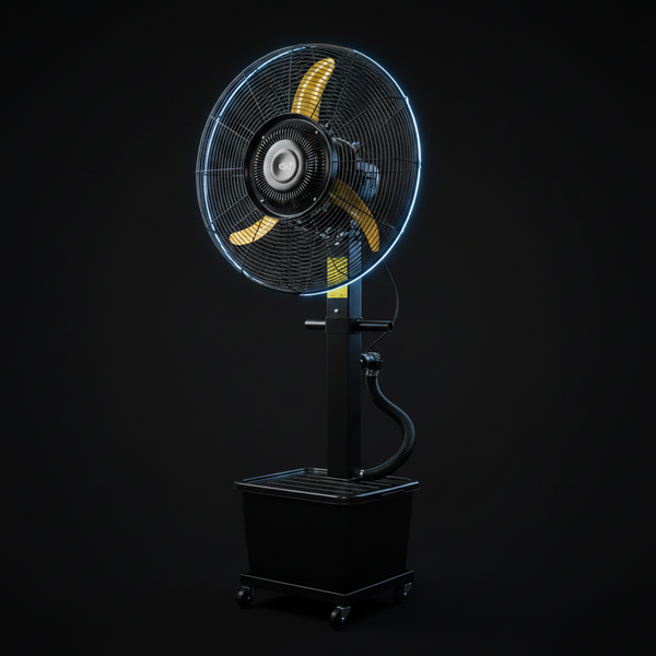 Portable Mist Fan with 42L Water Tank | Powerful Air & Mist Cooling | By Wadbros