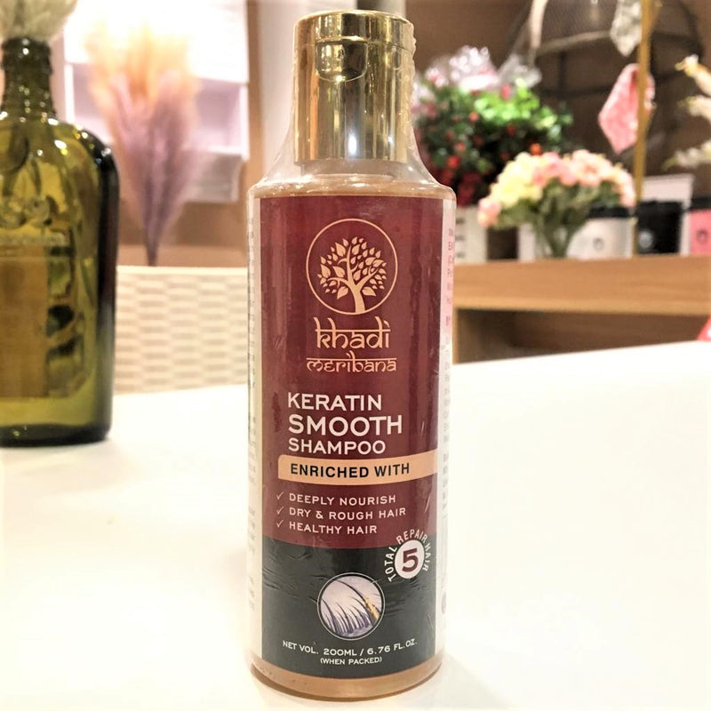 Khadi Meribana Pack of 2 Keratin Smooth Hair Shampoo 200ml