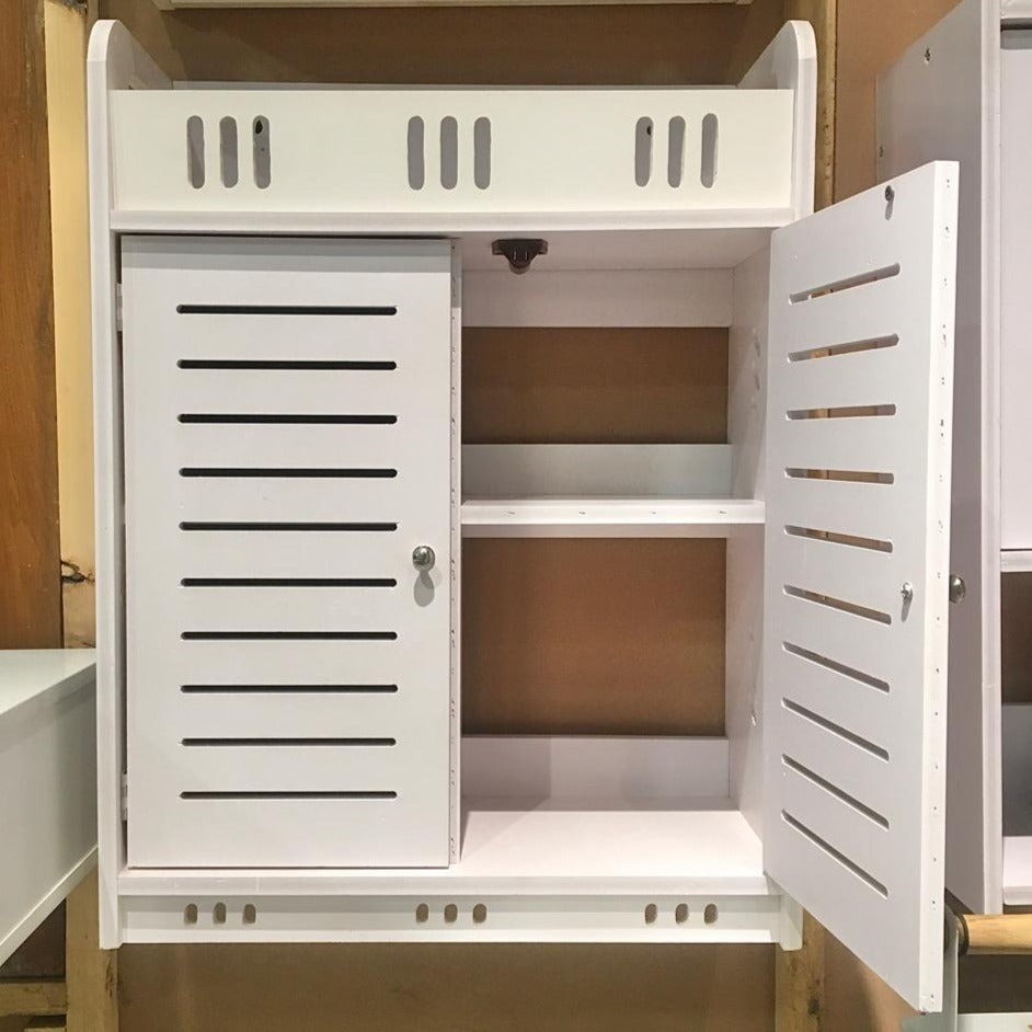 Wall Mounted PVC Bathroom [38] Storage Cabinet With By Miza