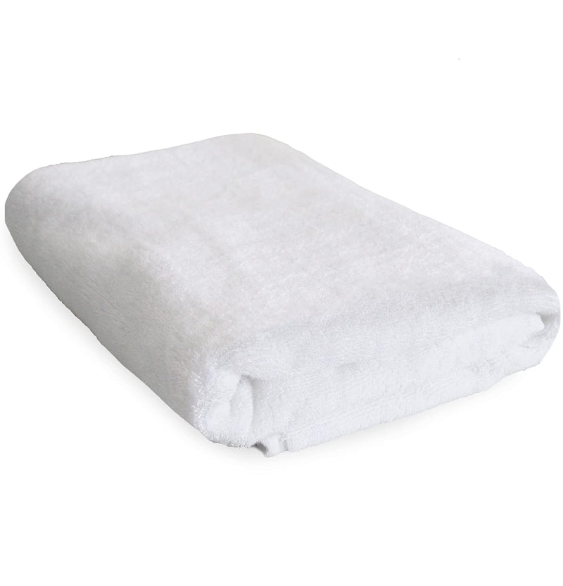 Combo Of 4 Premium White Feather Touch Soft and Absorbent Light Weight Towel BY SUPT