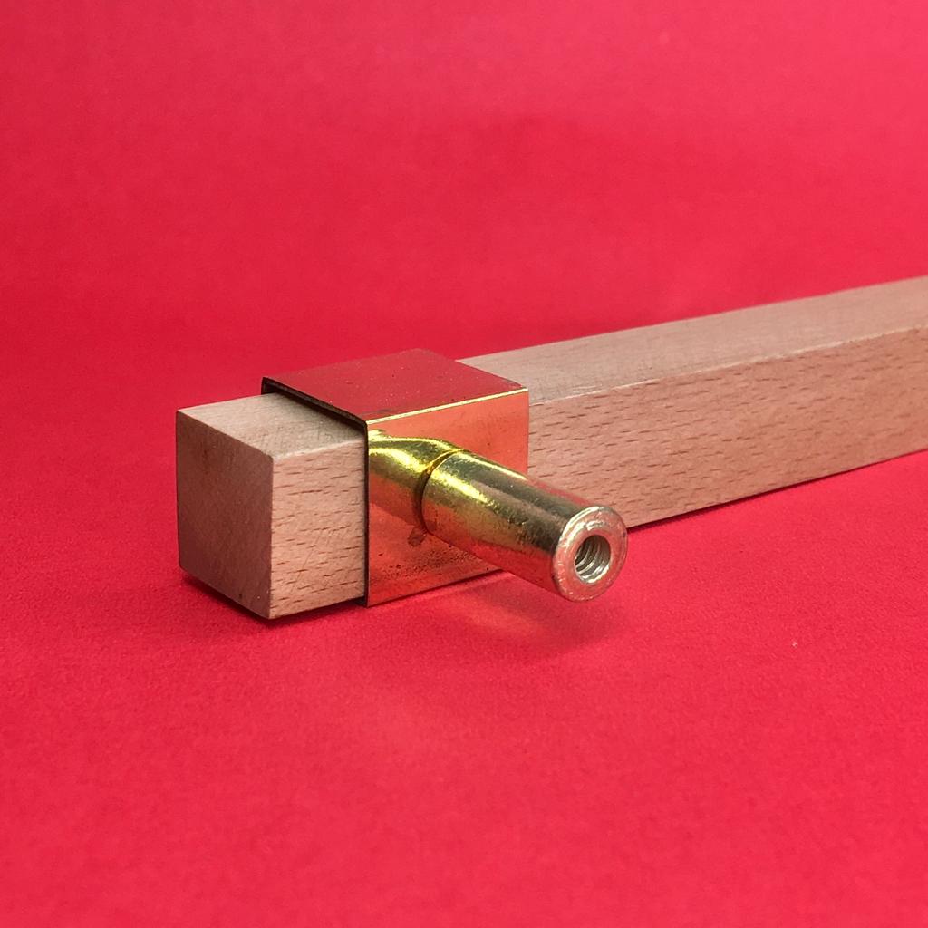Stylish Modern Wooden Door Handle & Drawer Handle With Gold Antique Brass 1PC By MUC