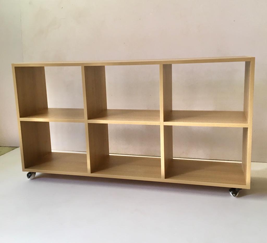 Office Book Rack Side Table Trolley By Miza