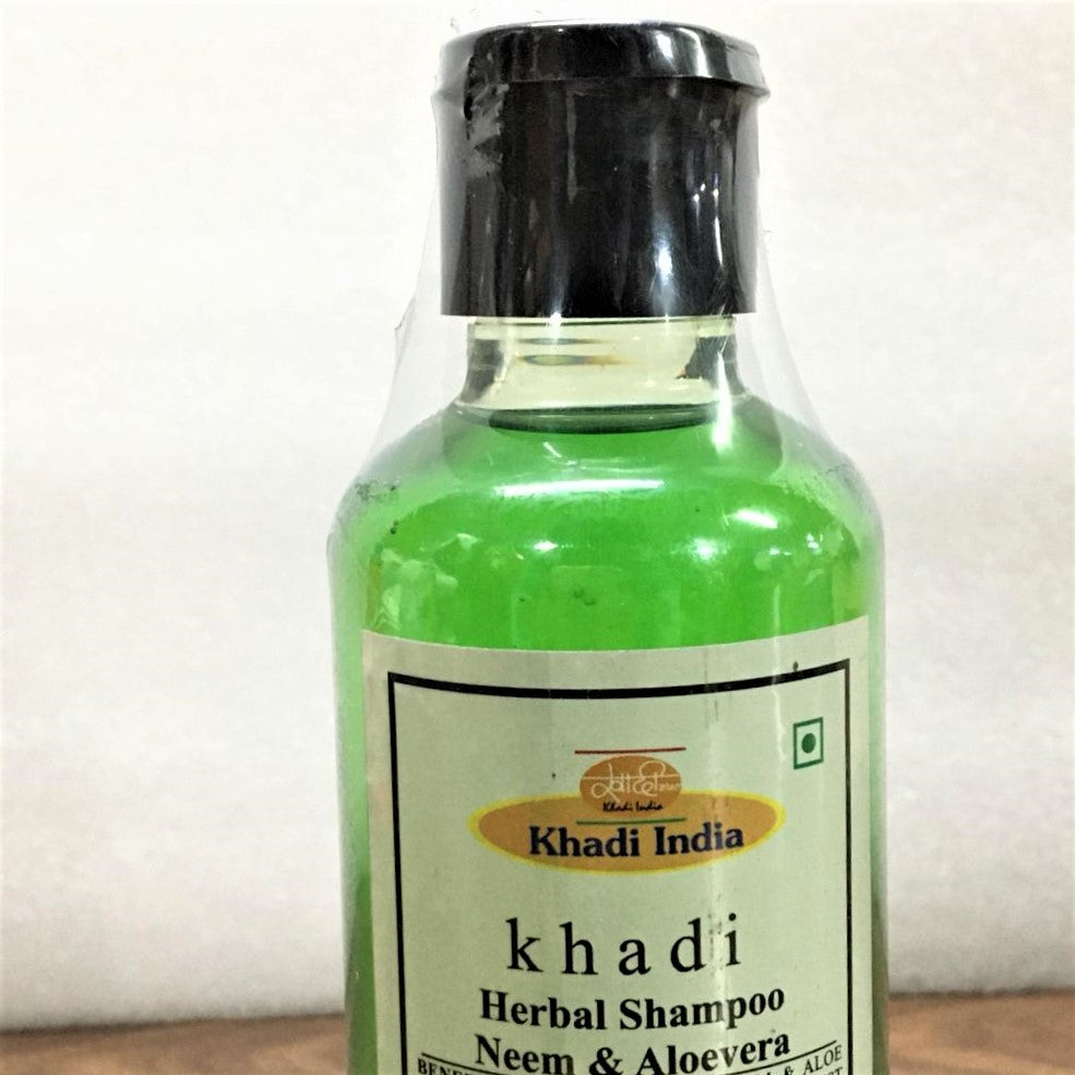 Khadi India Pack Of 2 Neem & Aloe Vera Herbal Shampoo (210ml) 1 pc