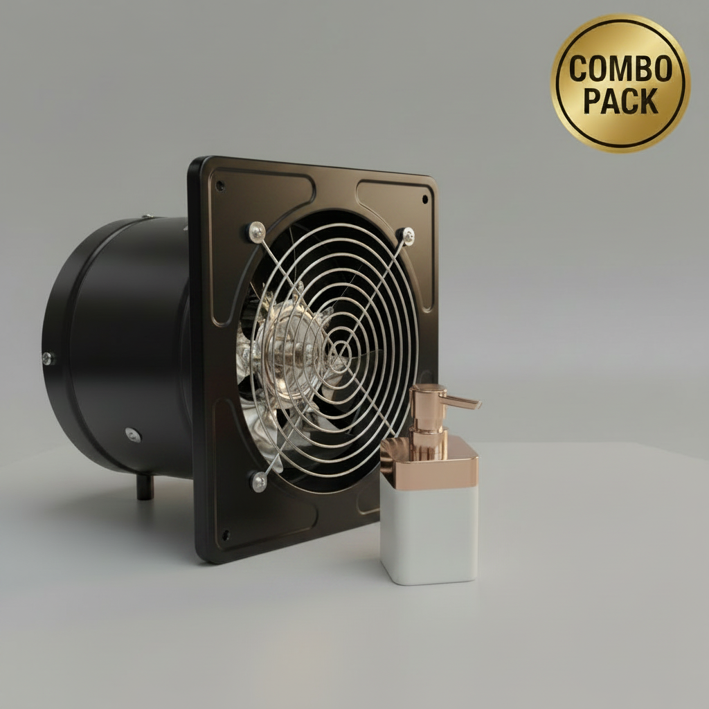 Wadbros Tornado Stainless Steel Exhaust Fan – 6", 8" & 10" | Kitchen, Bathroom & Industrial