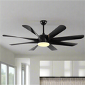 Black Kite Remote Operated Forward And Reverse 8 Blades Ceiling Fan 1 PC By Wadbros