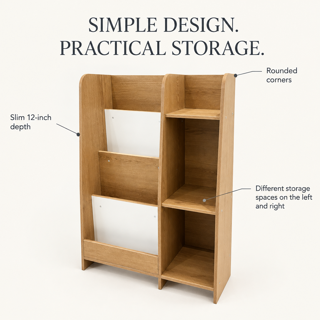 Picture Bookcase / Children's Bookshelf By Miza