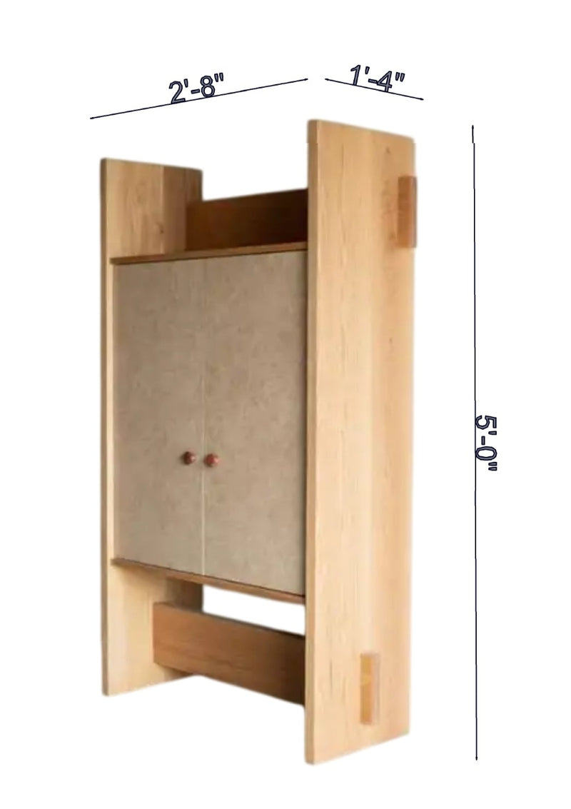 Carter Armoire Console Table By Miza