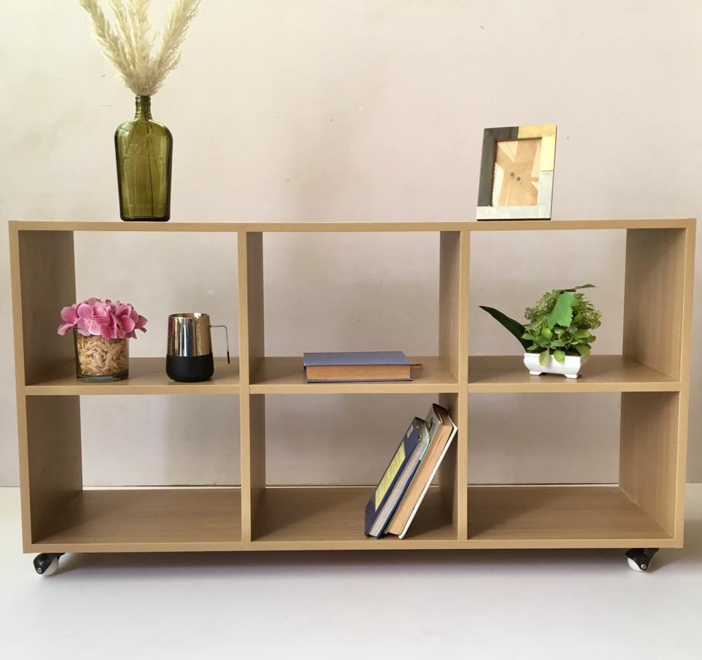 Office Book Rack Side Table Trolley By Miza