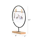 Black Metal Photo Frames With Wooden Clips By APT