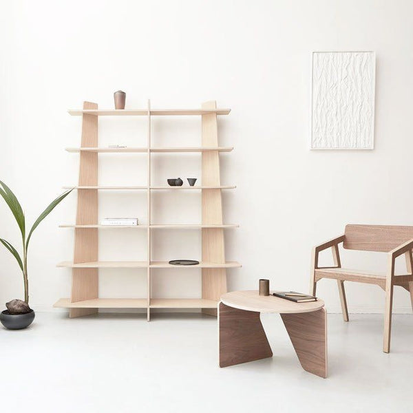 Freestanding Wooden Bookshelf By Miza