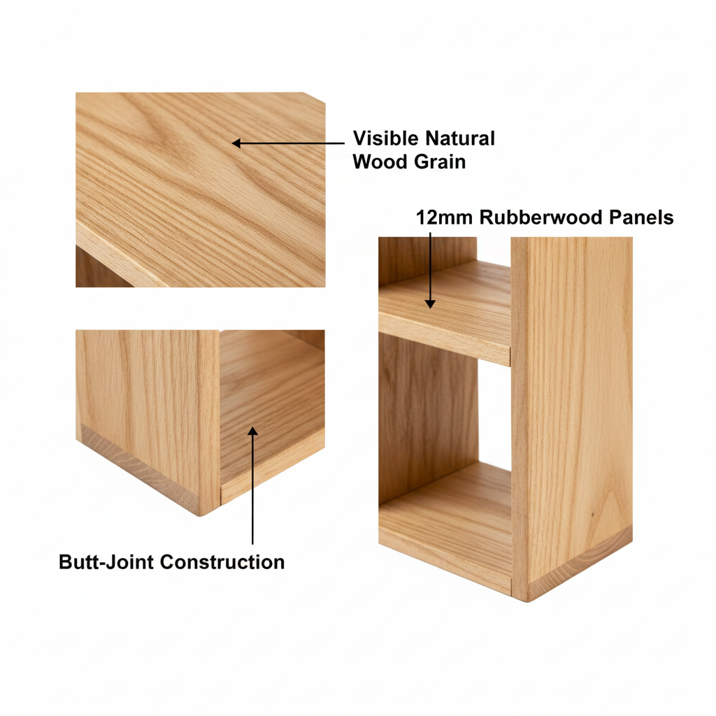 Wooden Cup Display Shelf By Miza