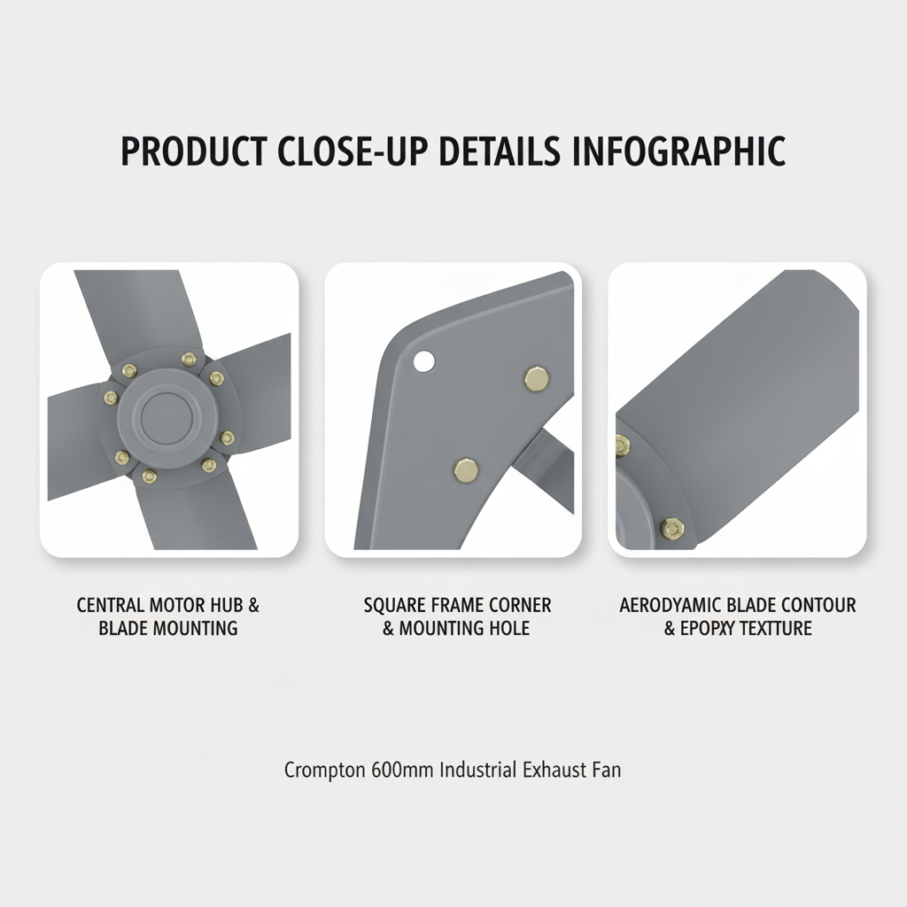 Crompton 600mm (24 Inch) Heavy-Duty Exhaust Fan | 9,400 CMH | IP55 Rated | For Residential & Commercial Use