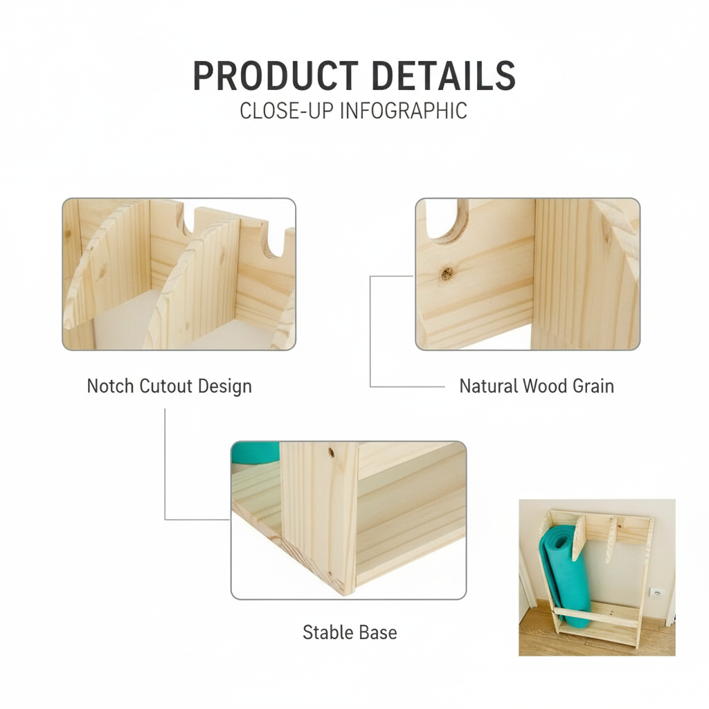 Sustainable Yoga Mat Carrier/Yoga Mat Holder By Miza