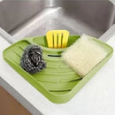 Sink Corner Tray For Soap/Bathroom Holder Storage & Sponge ( Random Colour ) By AK - 1 PC