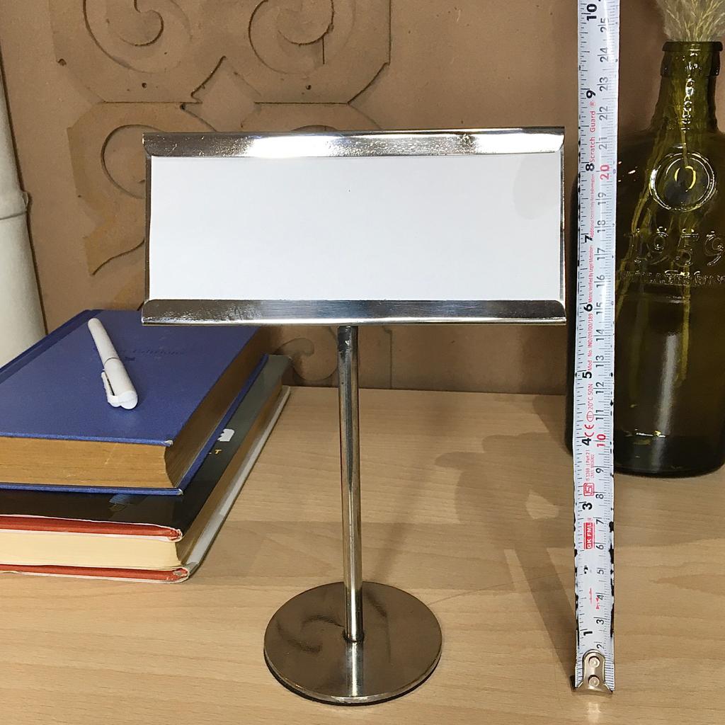 Stainless Steel Menu Hold Stands Paperclip Photo Holder/Card Holder