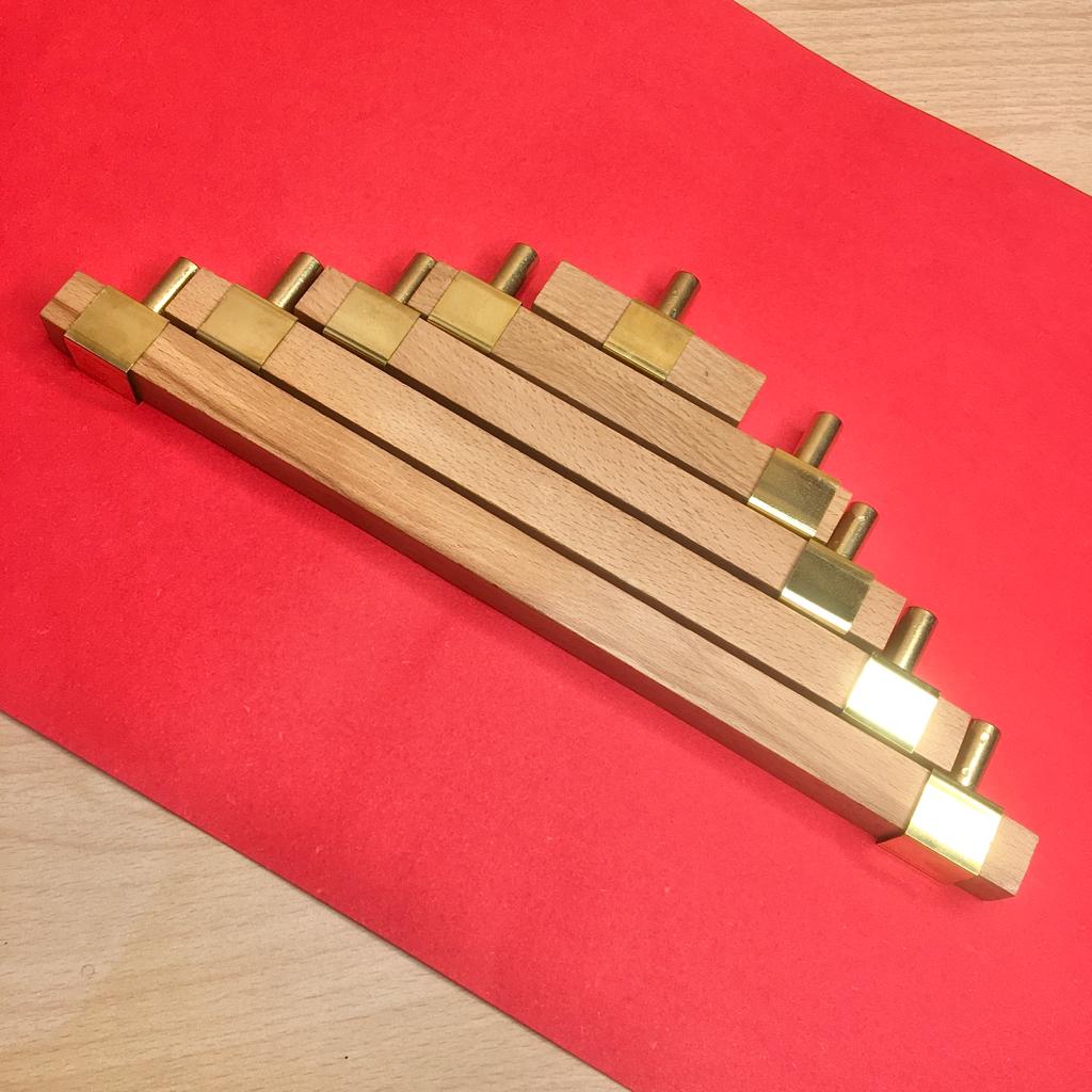 Stylish Modern Wooden Door Handle & Drawer Handle With Gold Antique Brass 1PC By MUC