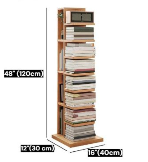 Modern Vertical Invisible Bookshelf Closed Back Bookcase By Miza