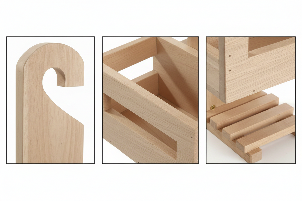 Wooden Shower Caddy With Tray And Soap Shelf By Miza