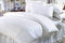 White Stripped Duvet For Double Bed for Home, Hotels & Guest House In Micropoly-1 PC-BY SUPT