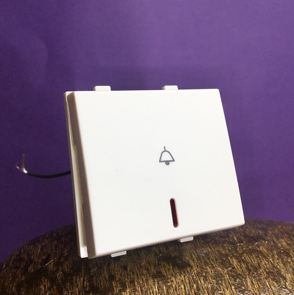 Anchor Penta Modular (1 & 2) Module 6 A Bell Push W/O Neon Switches - 1 Pc