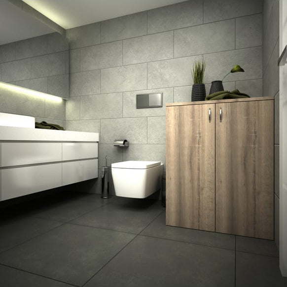 Washing Machine Wooden Cabinet Cover By Miza
