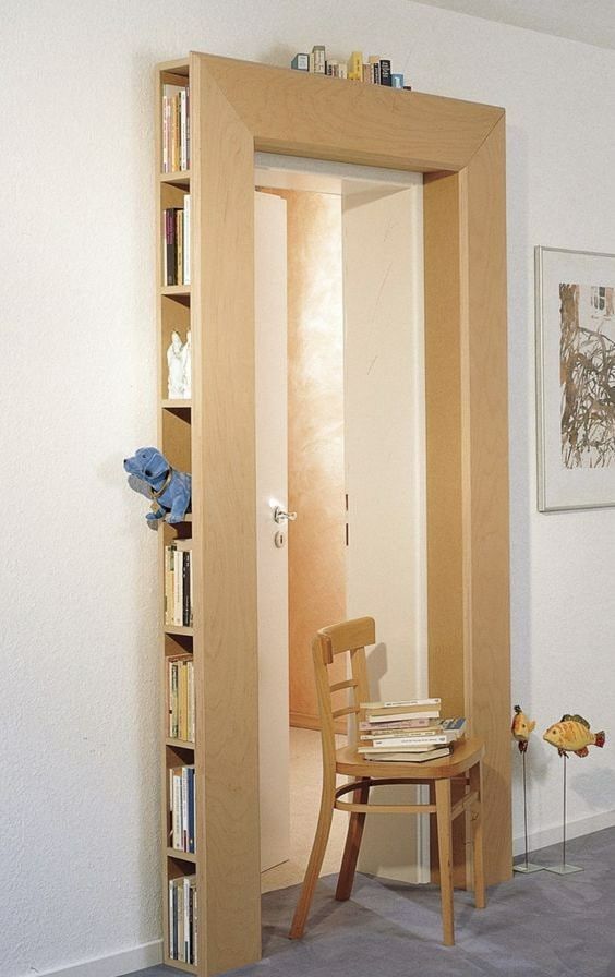 Door Frame Style Bookcase Or Passage Shelf By Miza
