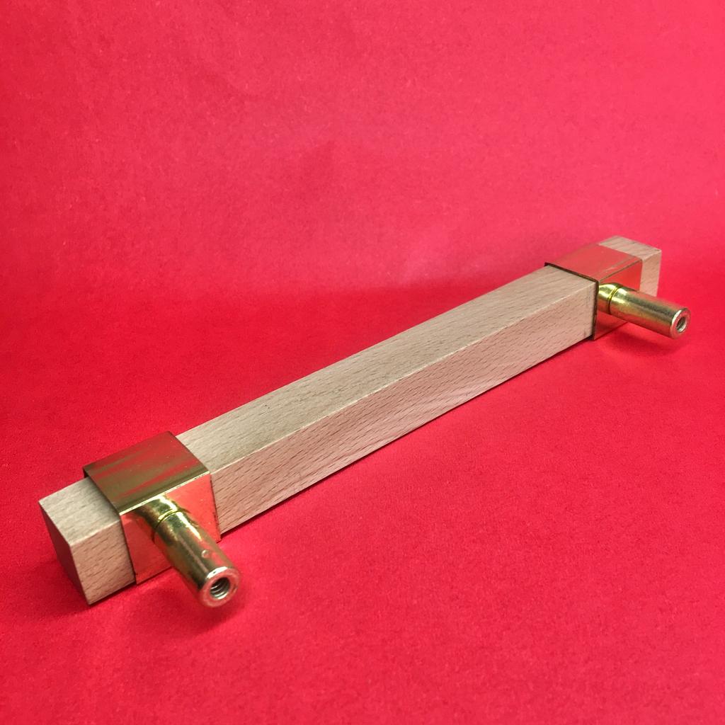 Stylish Modern Wooden Door Handle & Drawer Handle With Gold Antique Brass 1PC By MUC