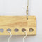 Ceiling Rope Hanging Wooden Clothes Hanger Rack By Miza