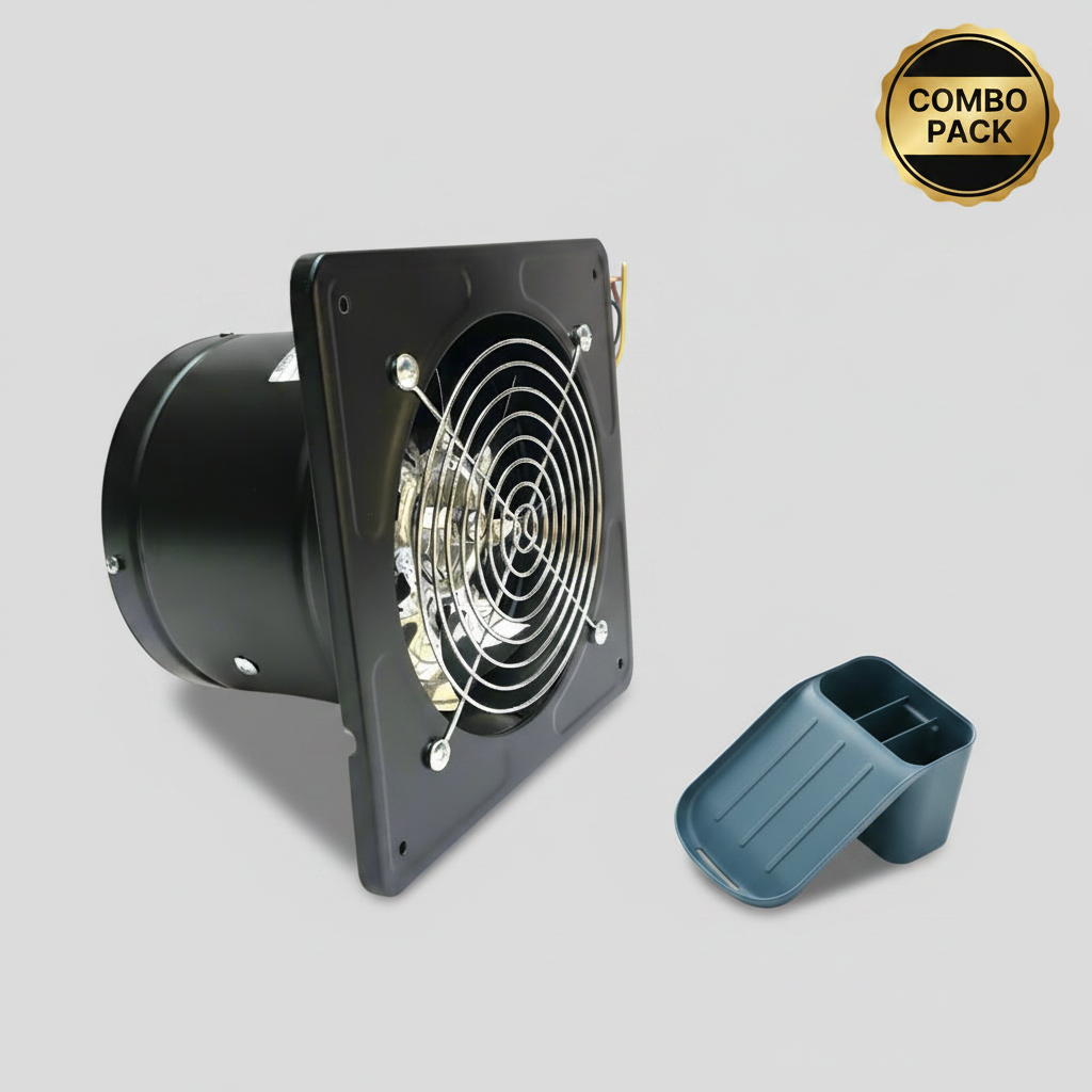 Wadbros Tornado Stainless Steel Exhaust Fan – 6", 8" & 10" | Kitchen, Bathroom & Industrial
