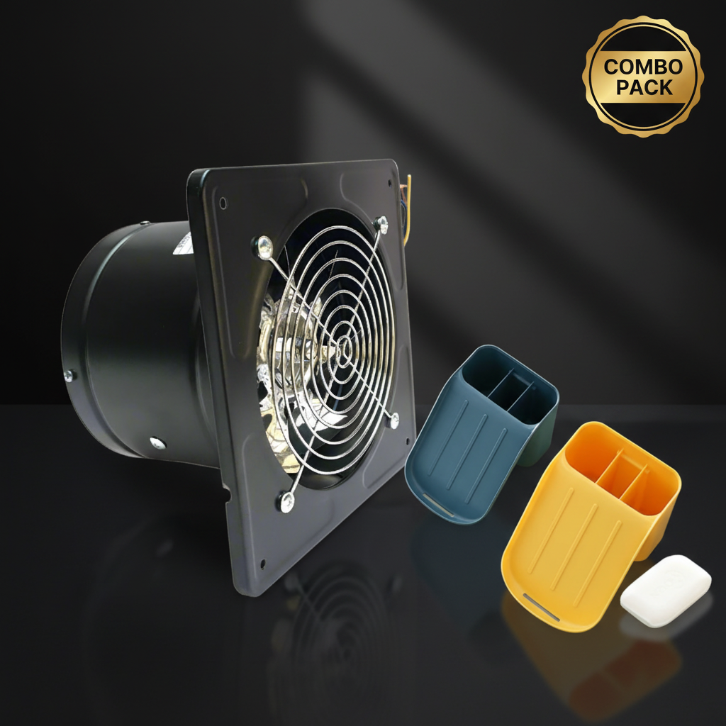 Wadbros Tornado Stainless Steel Exhaust Fan – 6", 8" & 10" | Kitchen, Bathroom & Industrial