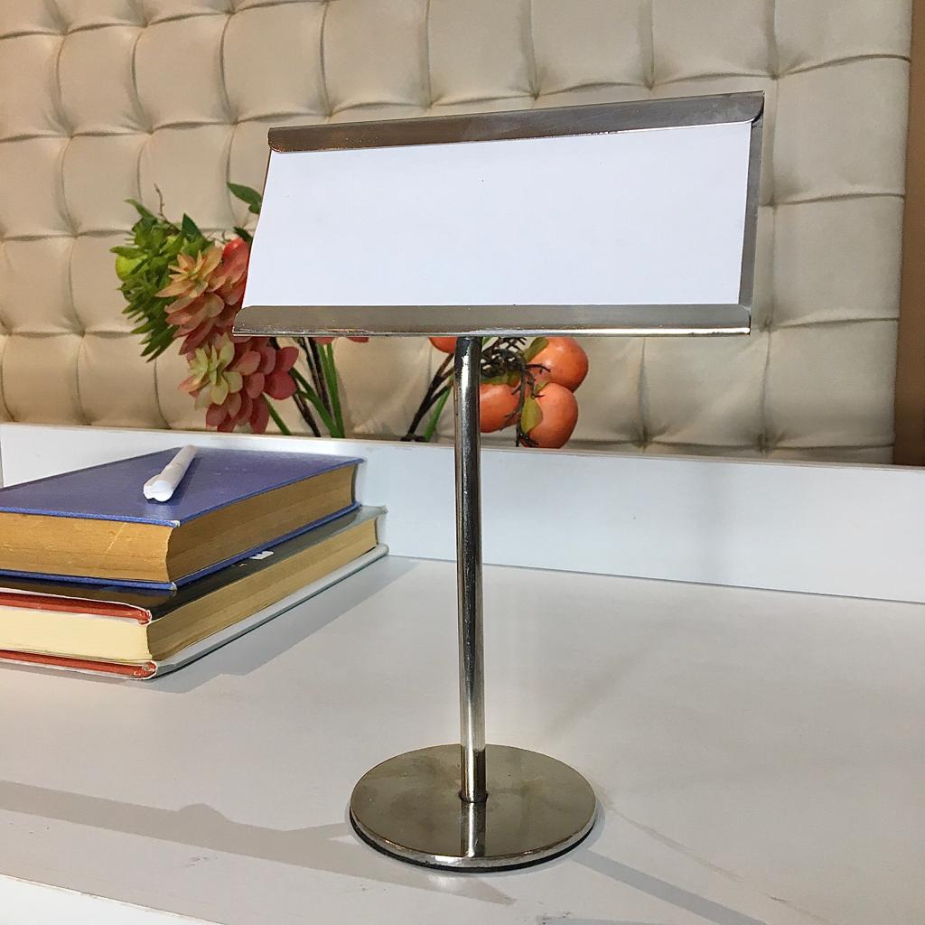 Stainless Steel Menu Hold Stands Paperclip Photo Holder/Card Holder