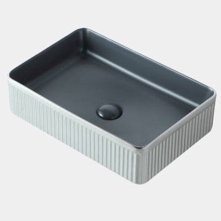 Modern Rectangular Wash Basin With Delicate Exterior Lining By TGF