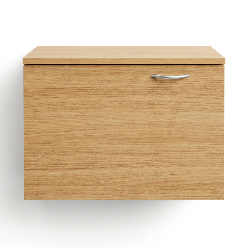Aesthetic HDHMR Water Resistant Minimal Bathroom Vanity By Miza