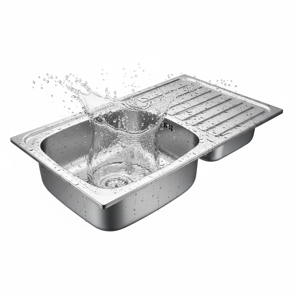 Nirali Elegance Ultra Kitchen Sink | SS 304 Grade | Anti-Scratch, Satin & Glossy | Medium, Big & Large