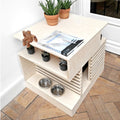 Wooden Dog Crate With End Table By Miza