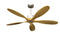 Golden Oriole Remote Operated Forward And Reverse 5 Blades Ceiling Fan 1 PC By Wadbros