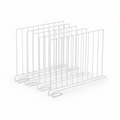 Metal Wardrobe Shelf Dividers & Separators | Closet Organizer Set of 4 | Rust-Proof | By AK