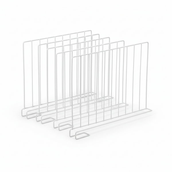 Metal Wardrobe Shelf Dividers & Separators | Closet Organizer Set of 4 | Rust-Proof | By AK