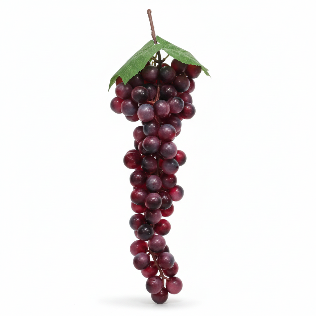 Realistic Artificial Grape Bunch | Lifelike Plastic Decorative Grapes | Home & Party Decor