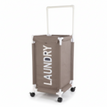 Foldable Laundry Hamper Basket With Handle & Wheels | Oxford Cloth | 2 Sizes | By APT