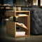 Afrormosia Sofa Side Table For Living Room By Miza